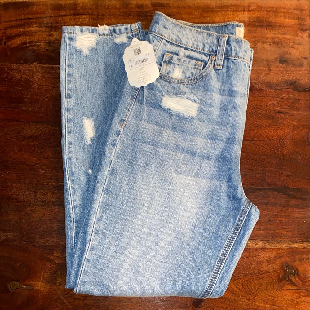 Altar'd State Light Blue Distressed Women's Jeans